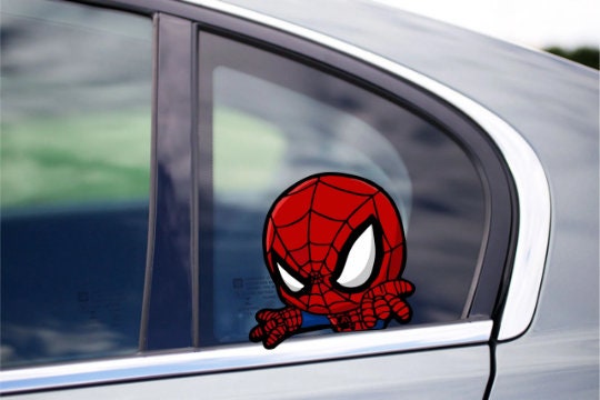 Spiderman Car Decal - Etsy Canada