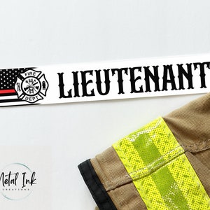 Personalized Firefighter Graduation Gift | Name Plate for Locker | Locker Nameplate | Firefighter Gift | Gear Locker Tag | Volunteer Fire