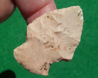AUTHENTIC TENNESSEE ARROWHEAD 1-13/16" Hopewell Gibson, Woodland 2000 - 1500 B.P. Thin with Hi Quality Workmanship Basal Thinning & Grinding