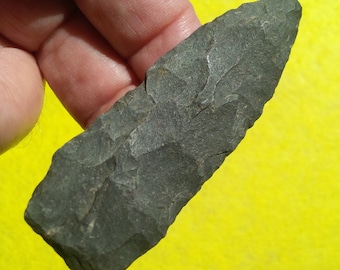 3-1/16" Mansion Inn Blade AUTHENTIC PENNSYLVANIA ARROWHEAD Early Woodland 3700 - 2700 B.P. Thin - Very Fine Workmanship & Flaking Bucks Co.