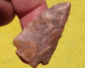 AUTHENTIC OHIO ARROWHEAD Kirk Snapped Base Variety - These Types are Complete Points Where Bases were Anciently Intentionally Snapped Off