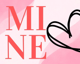 Valentine's Day Card | Mine | Love Cards |