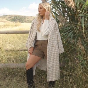 Oxford Houndstooth Coat