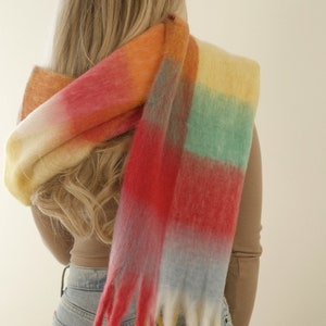 RW Scarf - Multicolored Beaded Edge main image 1