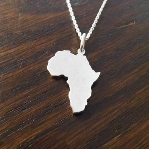 Africa African sterling silver pendant