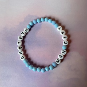 Manchester City/Haaland Kinder und Erwachsene Perlenarmband