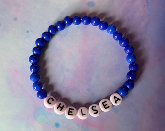 Chelsea Football Club Kids and Adults Beaded Bracelet