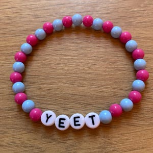 YEET Jey Uso Wrestling  Beaded Bracelet