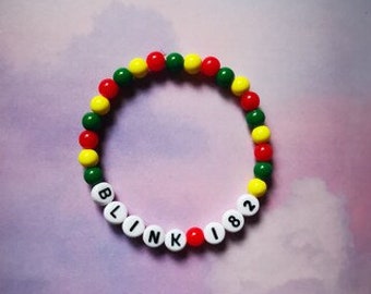 Blink 182 Beaded Fan Bracelet