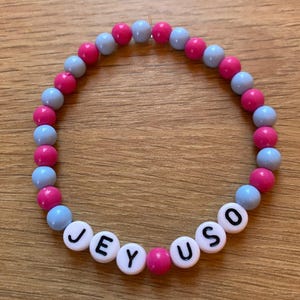 Jey Uso Wrestling   Beaded Bracelet