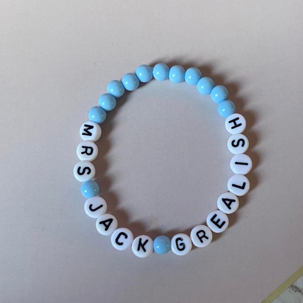 Bracelet de perles Mrs Jack Grealish pour enfants et adultes