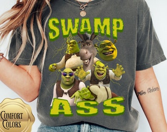 Funny Shrek Bootleg T-Shirt - Comfort Colors Tee