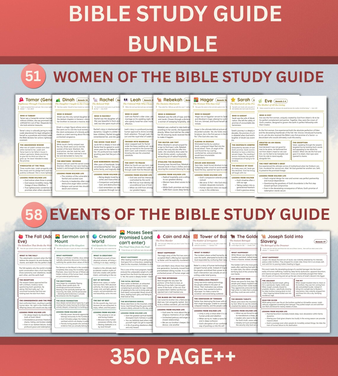All-in-one Bible Journaling Master Kit, 6-in-1 Study Guides, 360+ Pages ...
