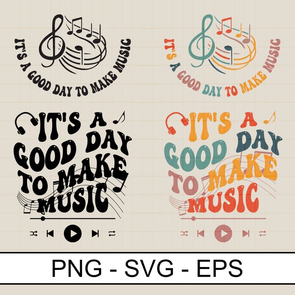 It's A Good Day To Make Music Svg png Eps, Custom Music Teacher Shirt, Music Teacher Gift, Teacher Gifts, Appreciation gift, Back To School