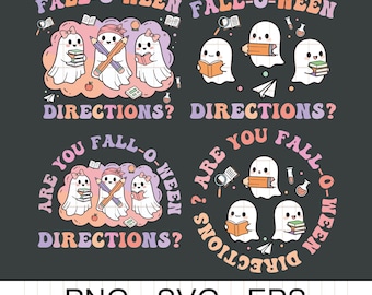 Sind Sie Fallen O Ween RichtungenSvg Png: Lustiges Herbst Halloween, digitaler Download
