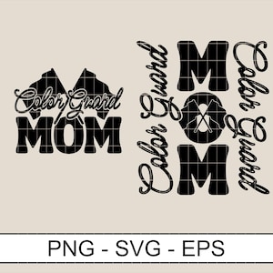Color Guard Mom SVG PNG: Marching Band Shirt Design (Digital File)