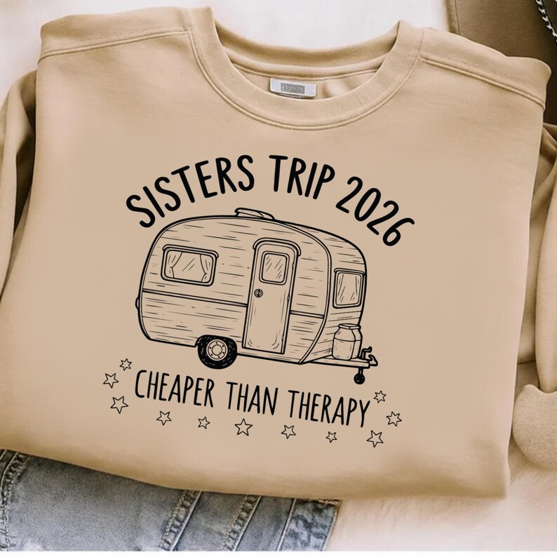 Sisters Trip Cheaper Than Therapy SVG PNG - Sisters Trip 2026 Shirt ...