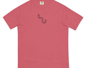 Worm Embroidered Tee