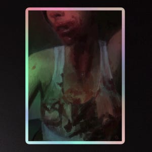Bloody Holographic Sticker
