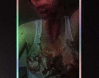 Bloody Holographic Sticker