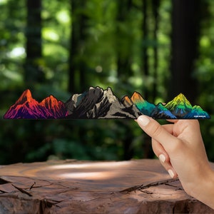 Sierra Nevada Sticker Hiker Explorer Sticker Laptop Wrap Hydroflask Water-Resistant Viny Sticker