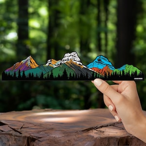 Pegatina de las Montañas Rocosas Canadienses Canada Park Explorer, envoltura para portátil, hidromatraz, pegatina de vinilo resistente al agua