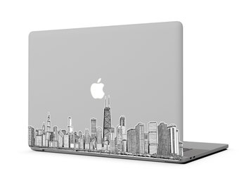 Chicago Wrap Around Sticker for Traveler Water bottle Laptop Wrap Trendy Gift