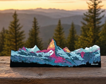 Schweizer Alpen Geschenk für Wanderer Aufkleber Vinyl Aufkleber