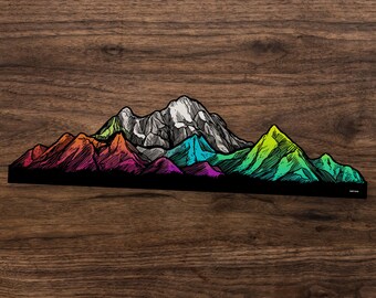 Saint Elias Sticker Mountains Canada Adventure Sticker Hiker National Park for Water bottle Laptop Wrap Trendy Gift for
