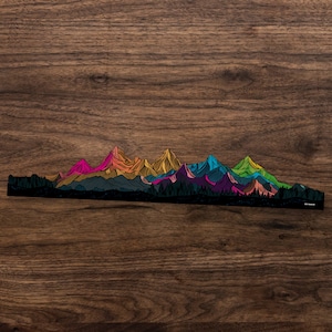 Rocky Mountains Geschenk für Wanderer National Park Aufkleber für Wasserflasche Laptop Verpackung Trendy Geschenk für