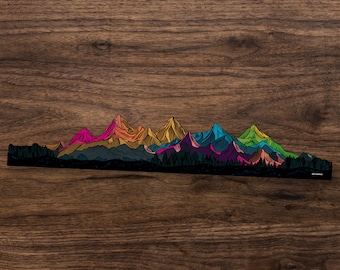Rocky Mountains Gift for Hiker National Park Sticker for Water bottle Laptop Wrap Trendy Gift for
