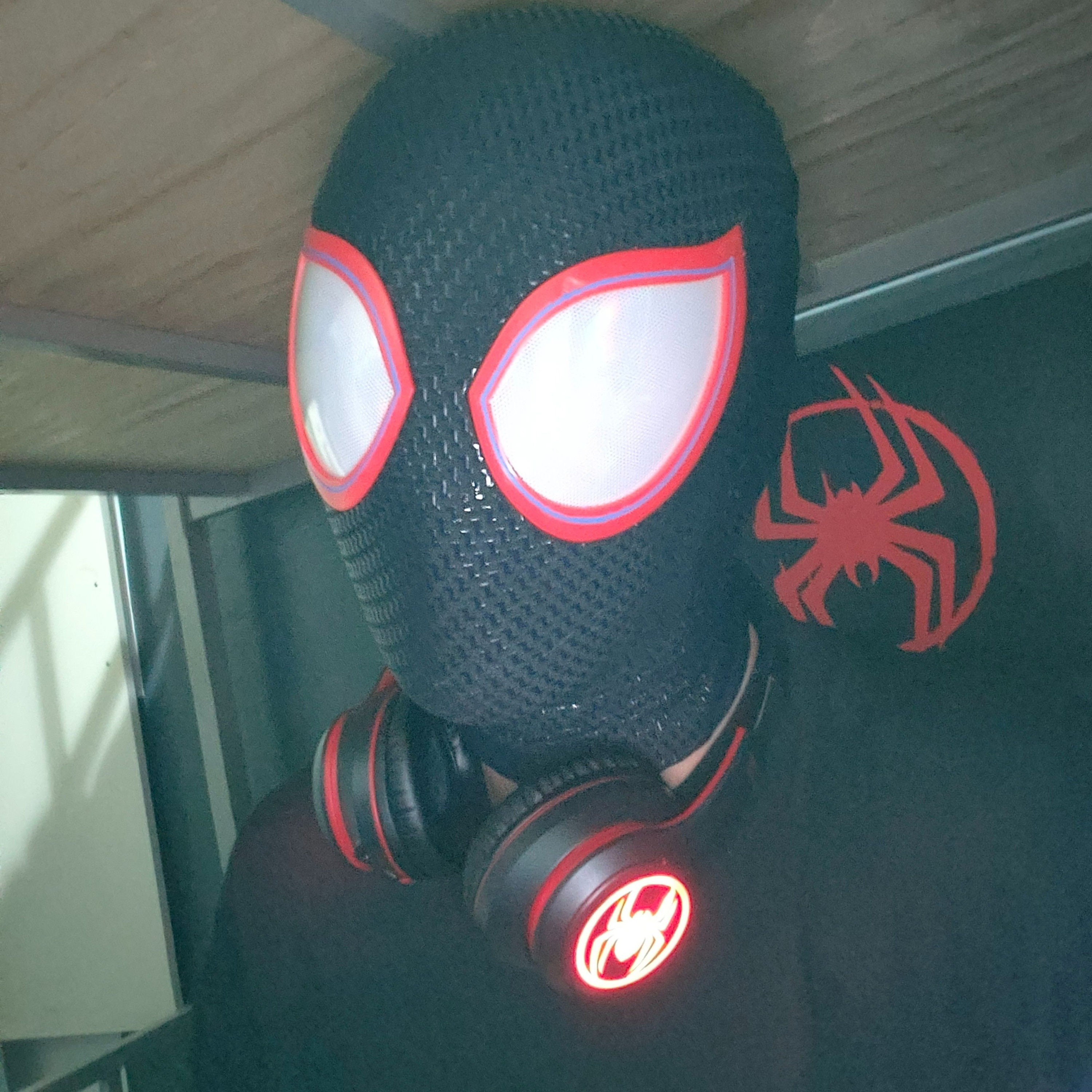 Spiderman Across the Spiderverse Mask Miles Morales Cosplay - Etsy
