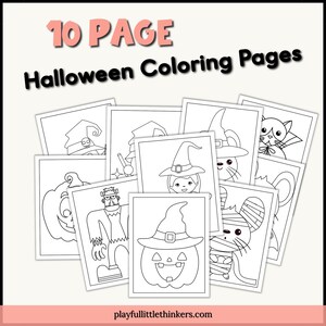 Halloween Coloring Pages for Toddlers and Preschoolers | Halloween Printable Coloring Pages | Halloween coloring | Halloween Activities