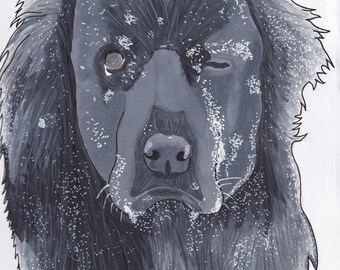 Pet Portrait, Dog Lover Gift, Custom Pet Portrait, Custom Dog Portrait, Dog Art, Custom Pet Illustration