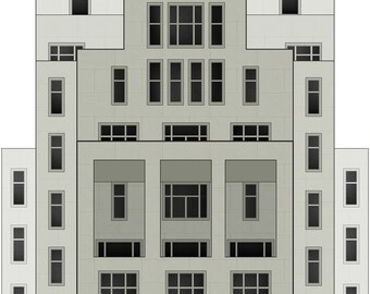 30 Park Place Digital Illustration