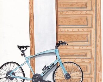 Bicycle in Doorway
