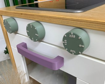 Four à boutons rotatifs pour Ikea Duktig dans la couleur souhaitée