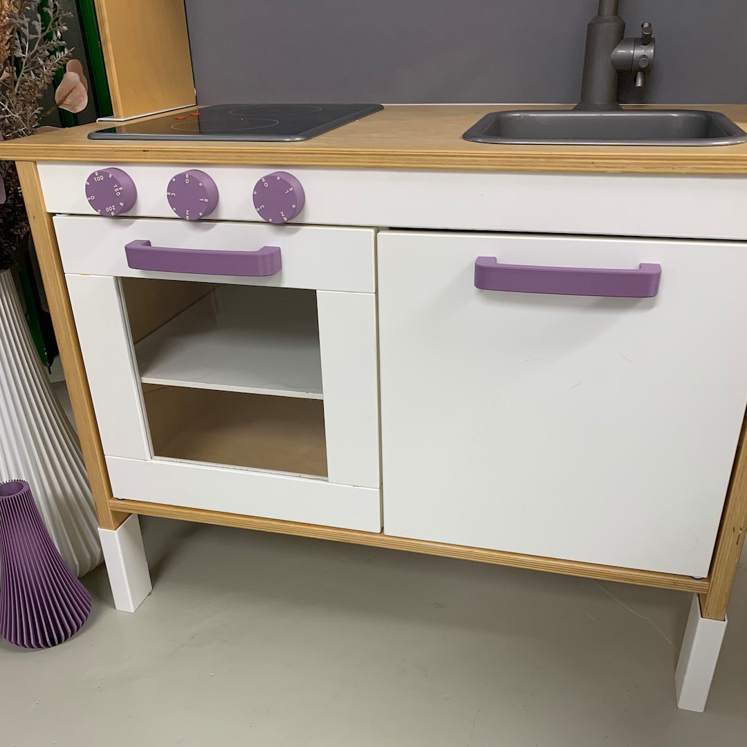 Feet Legs Height Adjustable Children's Kitchen Suitable for Ikea Duktig 