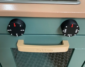 Knobs stove oven for Ikea Duktig children's kitchen mud kitchen in desired color with RED ZERO