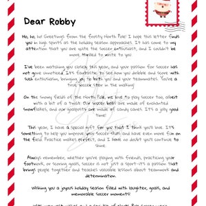 Modelo de Cartas do Papai Noel 003