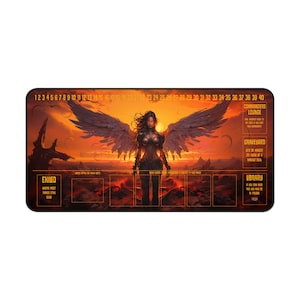 Ultra Edition MTG Playmat 31&quot; x 15.5&quot; Angel of Vengeance- Fantasy RPG