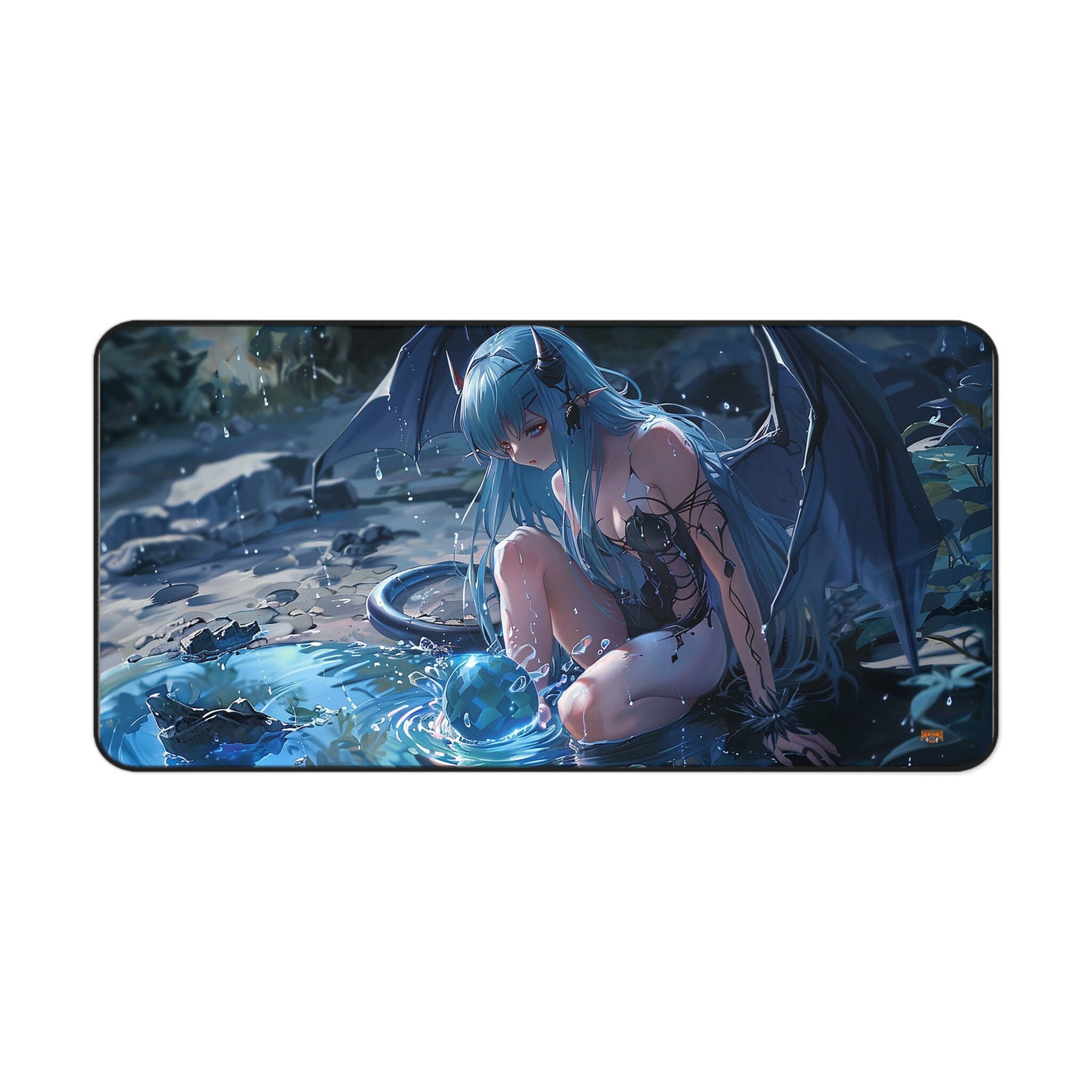Ultra Edition MTG Playmat No Overlay 31" x 15.5" Succubus Water Mage- Fantasy RPG