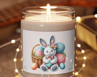 Easter Candle Decor, Spring Decorative Decor, Home Decor Candle, Scented Candle, Easter Decor Candle, Nursery Decor Candle, Spring Decor