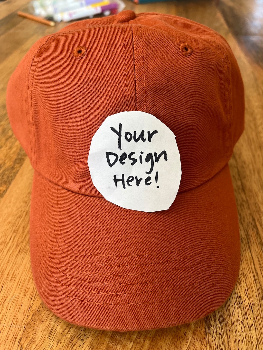 Custom Design Hand Embroidered Baseball Cap - Etsy