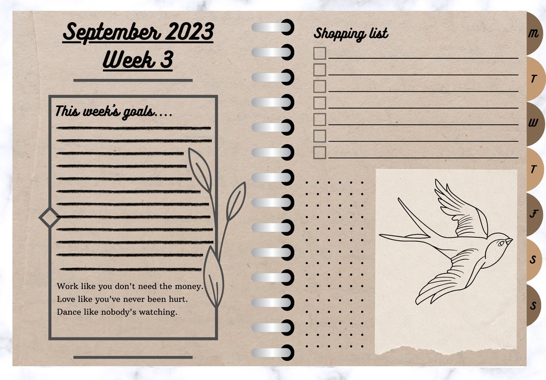 Digital Journal Aesthetic Etsy