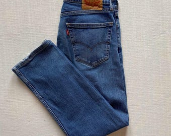 Vintage 2000s Levis 505 Straight Leg Medium Wash Jeans – Size 30x29