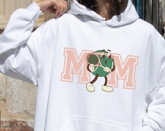 Tennis Mom Hoodie, Tennis Mom Sweatshirt, Tennis Sweatshirt, Tennis Mama, Tennis Gifts, Tennis Apparel, Tennis Gifts Women, Tennis Shirt