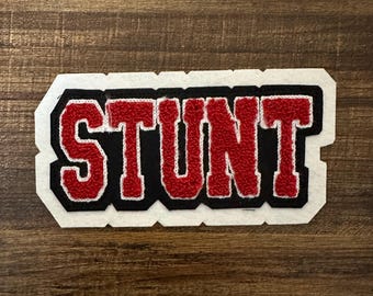 Cheer-Stunt/Base/Flyer/Pom/Tumbler/Comp-Custom Embroidered Patches for Letterman Jackets, Bags - Personalized Color Design