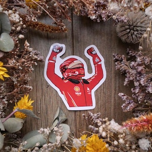Carlos Sainz CS55 Mexico GP 1st position pose sticker F1