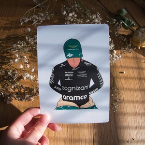 Fernando Alonso Art Print Aston Martin Formula 1 2023 driver
